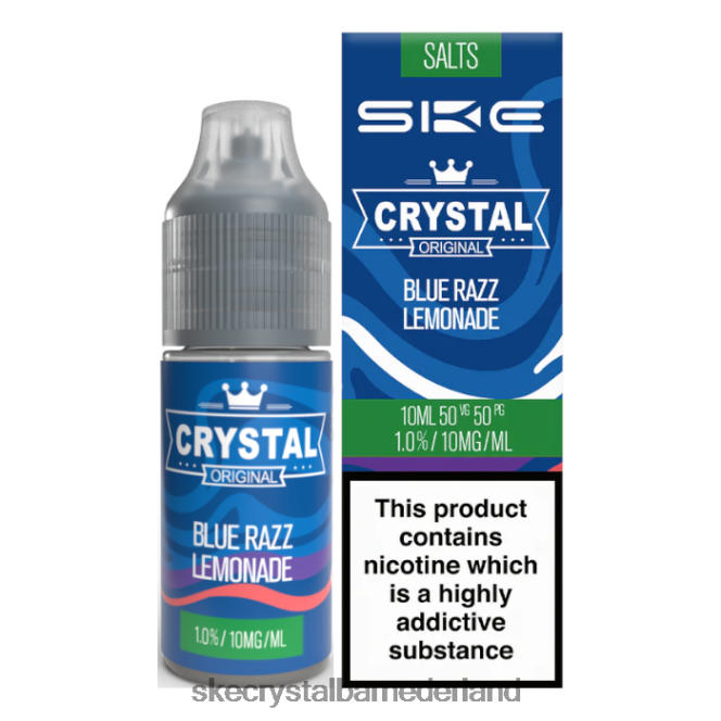 SKE kristalzout - 10 ml blauwe razz-limonade - SKE vape crystal 2FV8J111